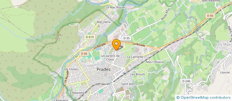 localisation de l'entreprise MONSIEUR YVES COLUSSO à PRADES