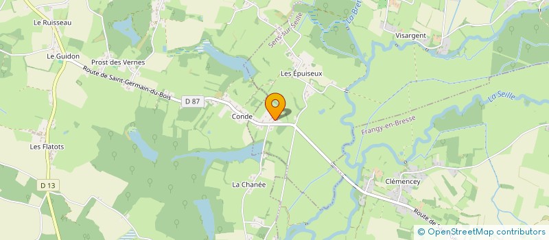 localisation de l'entreprise MONSIEUR YVES COMBETTE  SENS-SUR-SEILLE