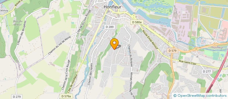 localisation de l'entreprise MONSIEUR YVES CONDE  HONFLEUR