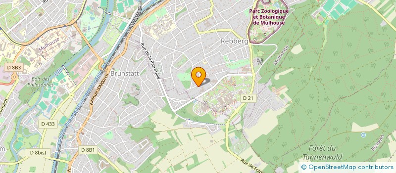 localisation de l'entreprise MONSIEUR YVES CONRAD  MULHOUSE