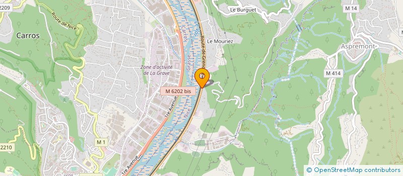 localisation de l'entreprise MONSIEUR YVES CONSTANT à CASTAGNIERS