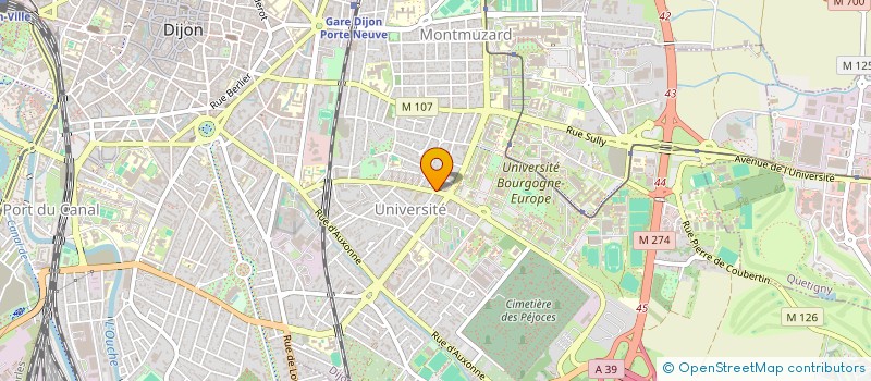 localisation de l'entreprise MONSIEUR YVES CONSTANT JADOT  DIJON