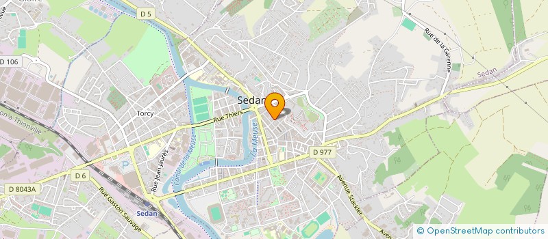 localisation de l'entreprise MONSIEUR YVES COPINE  SEDAN