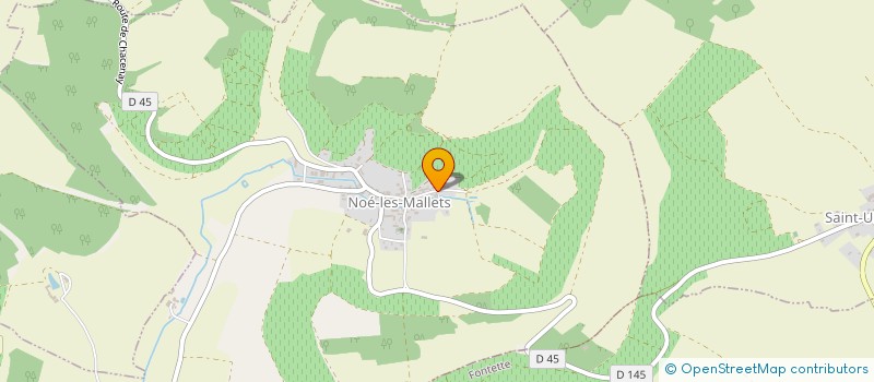 localisation de l'entreprise MONSIEUR YVES CORDEUIL  NOE-LES-MALLETS