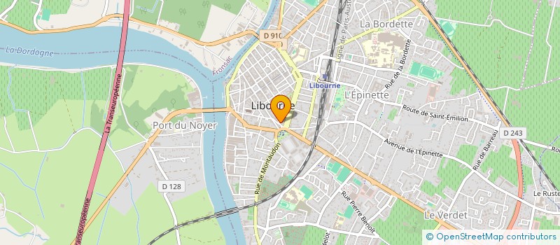 localisation de l'entreprise MONSIEUR YVES CORDILIN à LIBOURNE