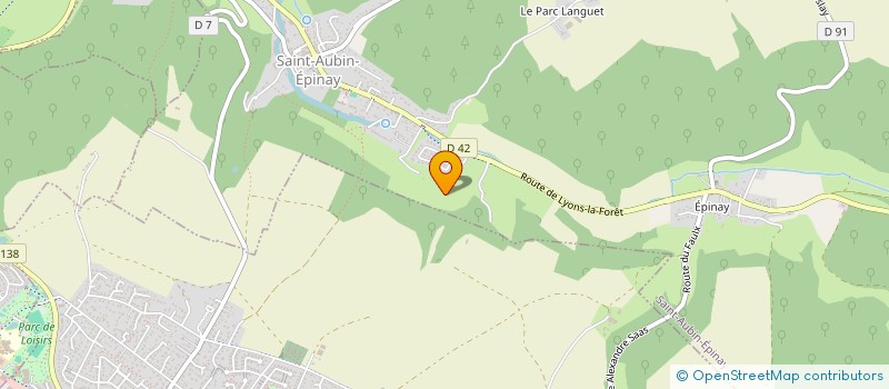 localisation de l'entreprise MONSIEUR YVES CORMIER  SAINT-AUBIN-EPINAY