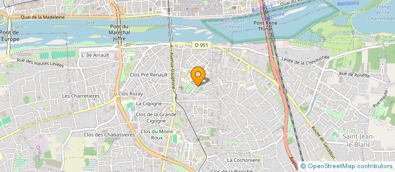 localisation de l'entreprise MONSIEUR YVES COSSON  ORLEANS