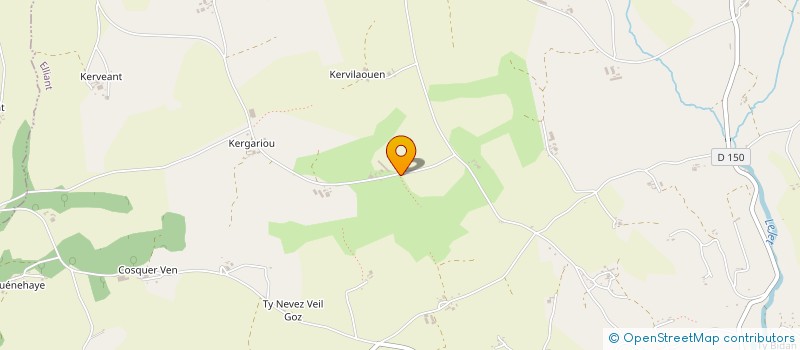 localisation de l'entreprise MONSIEUR YVES COTTEN  ELLIANT