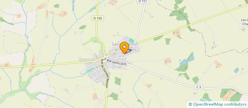 localisation de l'entreprise MONSIEUR YVES COTTENCEAU  BEAUPREAU-EN-MAUGES