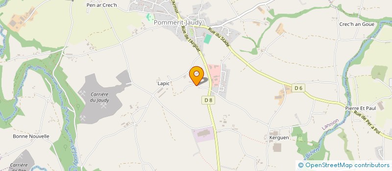 localisation de l'entreprise MONSIEUR YVES COTTIN  LA ROCHE-JAUDY