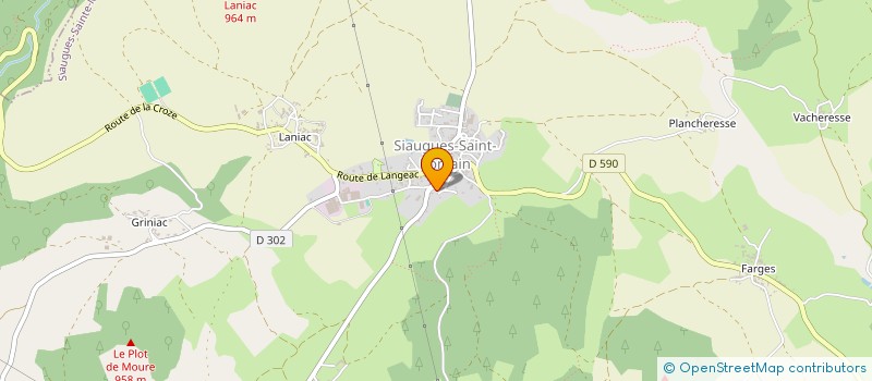 localisation de l'entreprise MONSIEUR YVES COUDERT à FERRUSSAC
