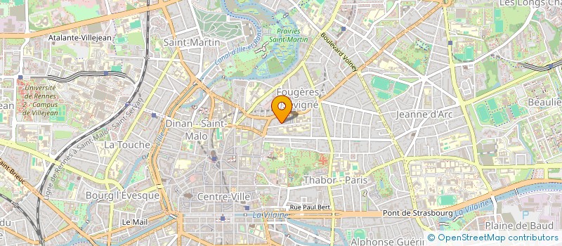 localisation de l'entreprise MONSIEUR YVES COUDRAY  RENNES