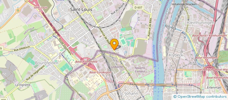 localisation de l'entreprise MONSIEUR YVES COURAGE  SAINT-LOUIS