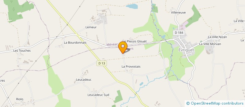 localisation de l'entreprise MONSIEUR YVES COUSTENOBLE  GUILLIERS