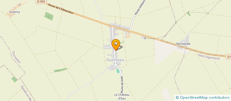 localisation de l'entreprise MONSIEUR YVES COUTEL  TOURNOISIS