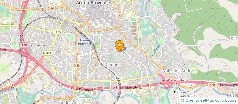 localisation de l'entreprise MONSIEUR YVES COUTIER à AIX-EN-PROVENCE