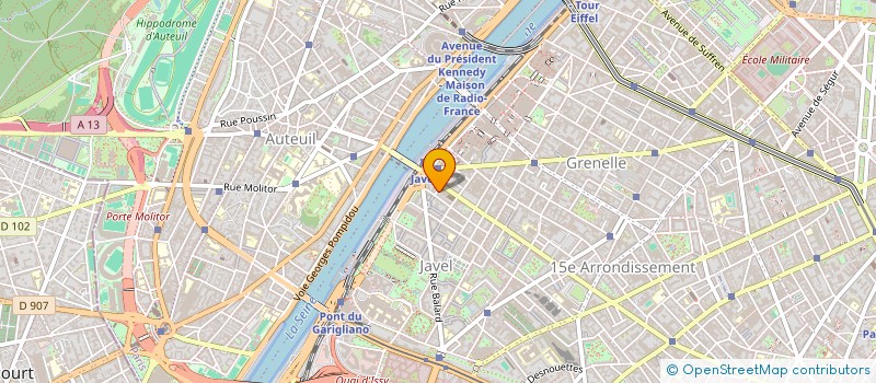 localisation de l'entreprise MONSIEUR YVES COUTURIER  PARIS