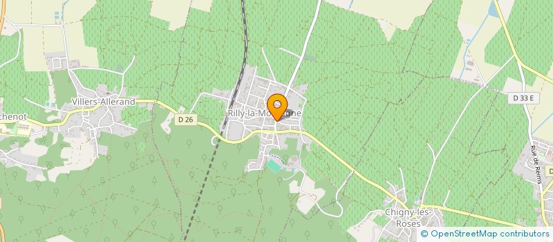 localisation de l'entreprise MONSIEUR YVES COUVREUR  RILLY-LA-MONTAGNE