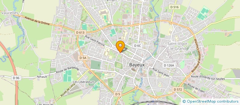 localisation de l'entreprise MONSIEUR YVES CREVELLE à BAYEUX
