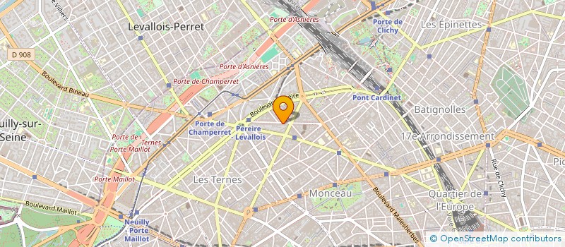 localisation de l'entreprise MONSIEUR YVES CRINEL  PARIS