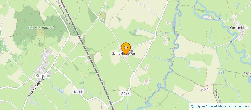 localisation de l'entreprise MONSIEUR YVES CROIZIER  BONNAY-SAINT-YTHAIRE