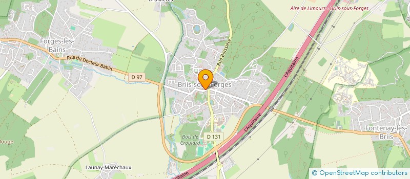 localisation de l'entreprise MONSIEUR YVES CROUZET à BRIIS-SOUS-FORGES