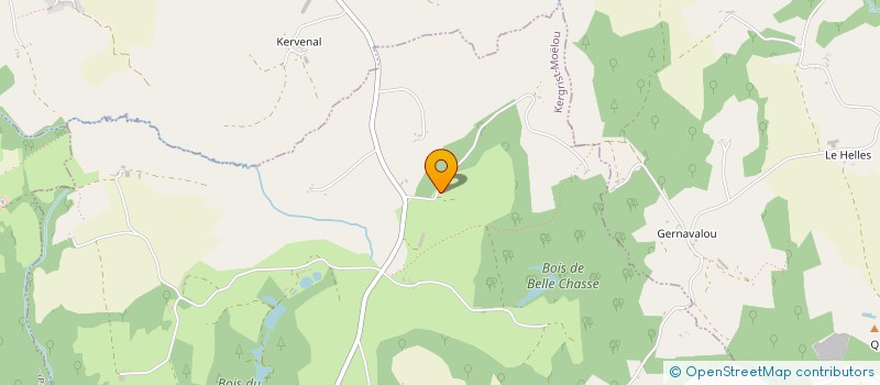 localisation de l'entreprise MONSIEUR YVES CRUER à KERGRIST-MOELOU