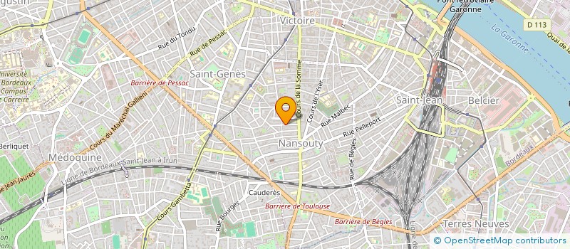 localisation de l'entreprise MONSIEUR YVES CUSSET  BORDEAUX