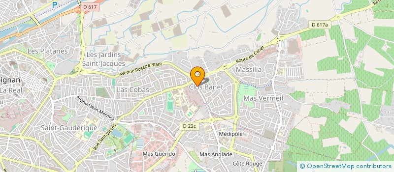 localisation de l'entreprise MONSIEUR YVES DAHAN  PERPIGNAN