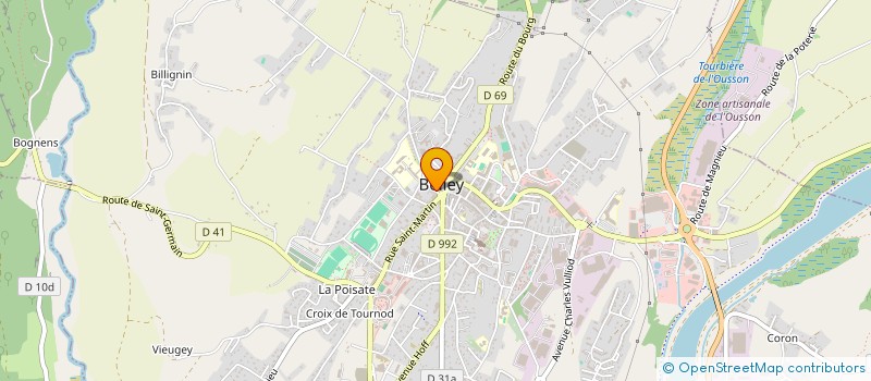 localisation de l'entreprise MONSIEUR YVES DAMELET  BELLEY