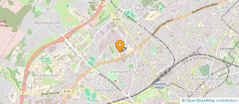 localisation de l'entreprise MONSIEUR YVES DANCY à BESANCON