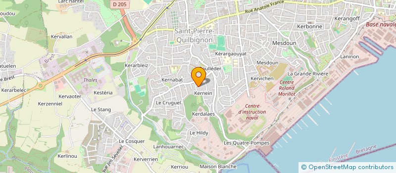 localisation de l'entreprise MONSIEUR YVES DANIELLOU à BREST