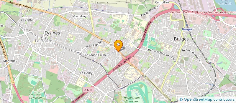 localisation de l'entreprise MONSIEUR YVES DARNICHE  EYSINES