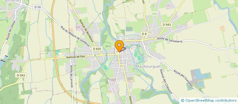 localisation de l'entreprise MONSIEUR YVES DAUBA  MAUBOURGUET