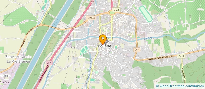 localisation de l'entreprise MONSIEUR YVES DAUDENET à BOLLENE