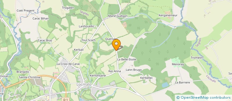 localisation de l'entreprise MONSIEUR YVES DE BRUNHOFF  LOCMALO