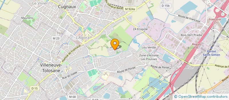 localisation de l'entreprise MONSIEUR YVES DE CARVALHO à VILLENEUVE-TOLOSANE