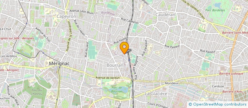 localisation de l'entreprise MONSIEUR YVES DE FONROCQUE MERCIE  BORDEAUX