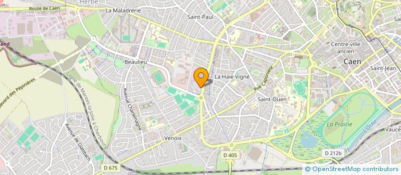 localisation de l'entreprise MONSIEUR YVES DE L'ISLE à CAEN