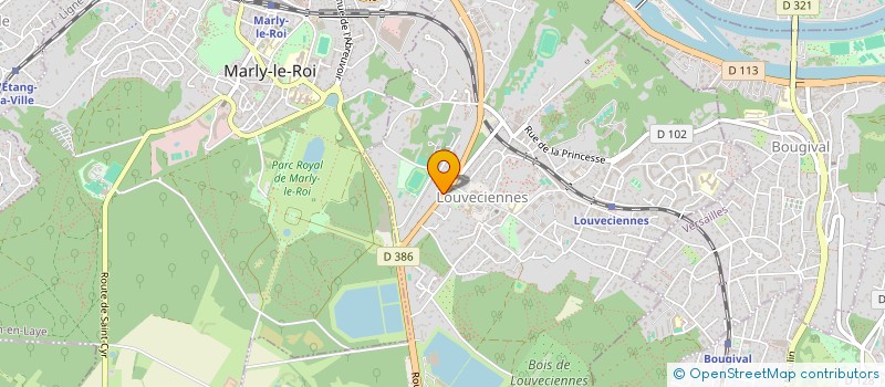 localisation de l'entreprise MONSIEUR YVES DE QUENGO DE TONQUEDEC à LOUVECIENNES