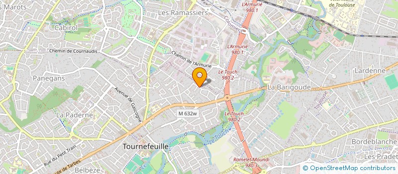 localisation de l'entreprise MONSIEUR YVES DE SAINT GERVASY à TOURNEFEUILLE