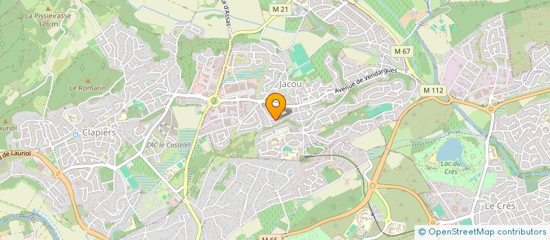 localisation de l'entreprise MONSIEUR YVES DE TURCKHEIM  CLAPIERS