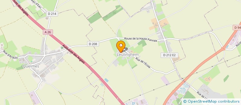 localisation de l'entreprise MONSIEUR YVES DECARPIGNY à LEULINGHEM