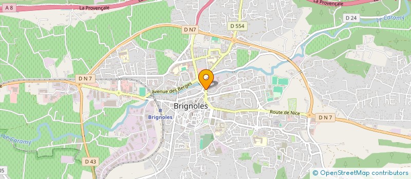 localisation de l'entreprise MONSIEUR YVES DEDEI à BRIGNOLES