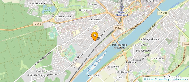 localisation de l'entreprise MONSIEUR YVES DEGEZ  BLOIS