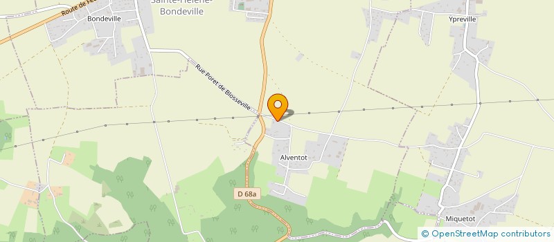 localisation de l'entreprise MONSIEUR YVES DELAUNAY  SAINTE-HELENE-BONDEVILLE