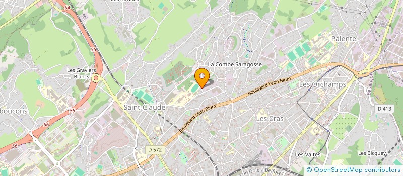 localisation de l'entreprise MONSIEUR YVES DELESSARD à BESANCON