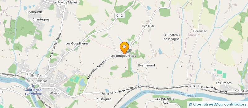 localisation de l'entreprise MONSIEUR YVES DELIAT  SAINT-BRICE-SUR-VIENNE