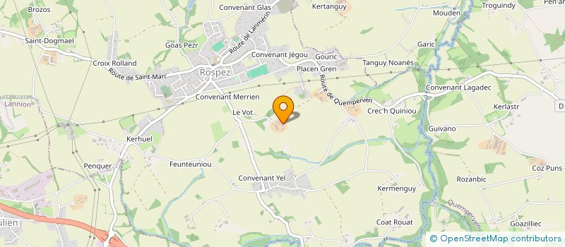 localisation de l'entreprise MONSIEUR YVES DELISLE  PLOUBEZRE