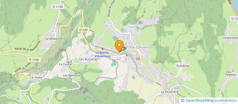 localisation de l'entreprise MONSIEUR YVES DELLA SCHIAVA  LA MOTTE-D'AVEILLANS